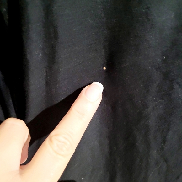 Bitten by Sarah Jessica Parker Black Tunic Dress 3/4 Sleeve Button Front Size XL - Picture 7 of 13